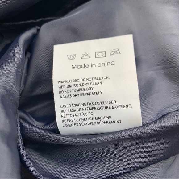 Baby Doll Smock Dress w/ Embroidered White Design - Picture 12 of 13